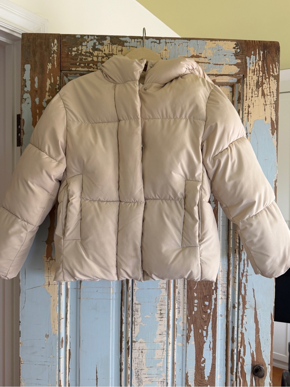 Zara Kids Beige Puffer Jacket